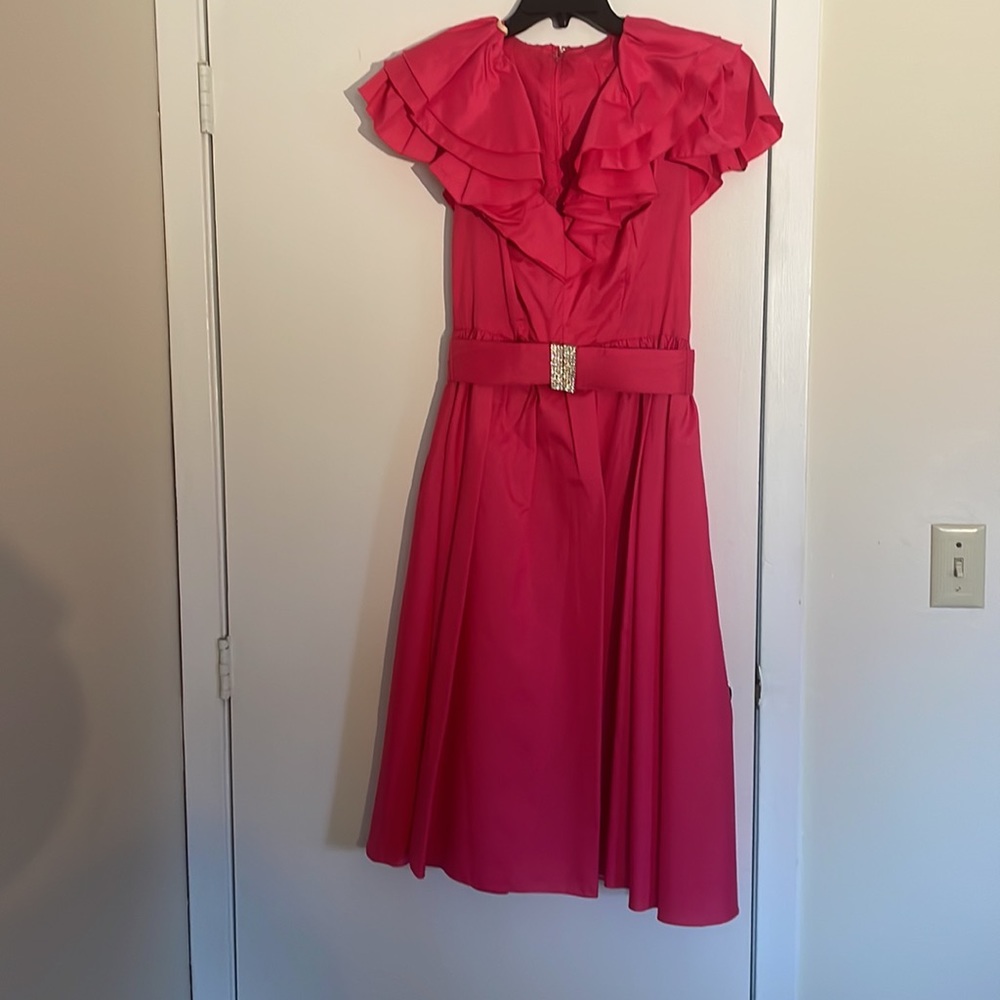 Rose color prom dress vintage. Size 9-10